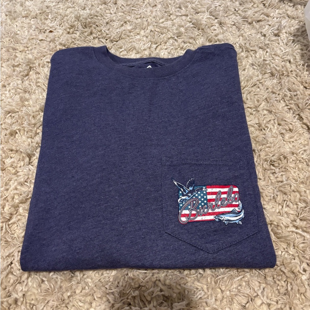 BURLEBO Navy Blue Short Sleeve Tee